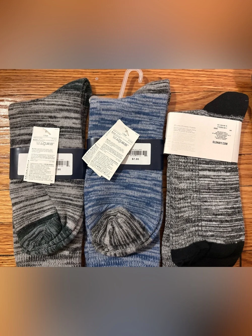 LOT of 13 NWT Mens Dress Socks (JCrew, JCrew Factory, Gap, Old Navy)